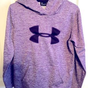 Ladies small purple under armour sweatshirt